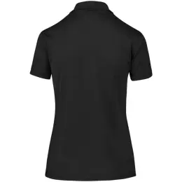 Ladies Maestro Golf Shirt Black Back